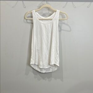 Lululemon Athletica Cream Relaxed Sleeveless Tank Top